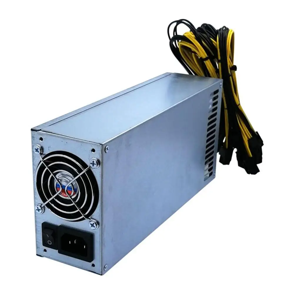 

Single 2U 1800W Mining Machine Power Supply 10 P6 Interfaces Atx Computer Pc Psu Gold Mining Machine Switching Power Supply