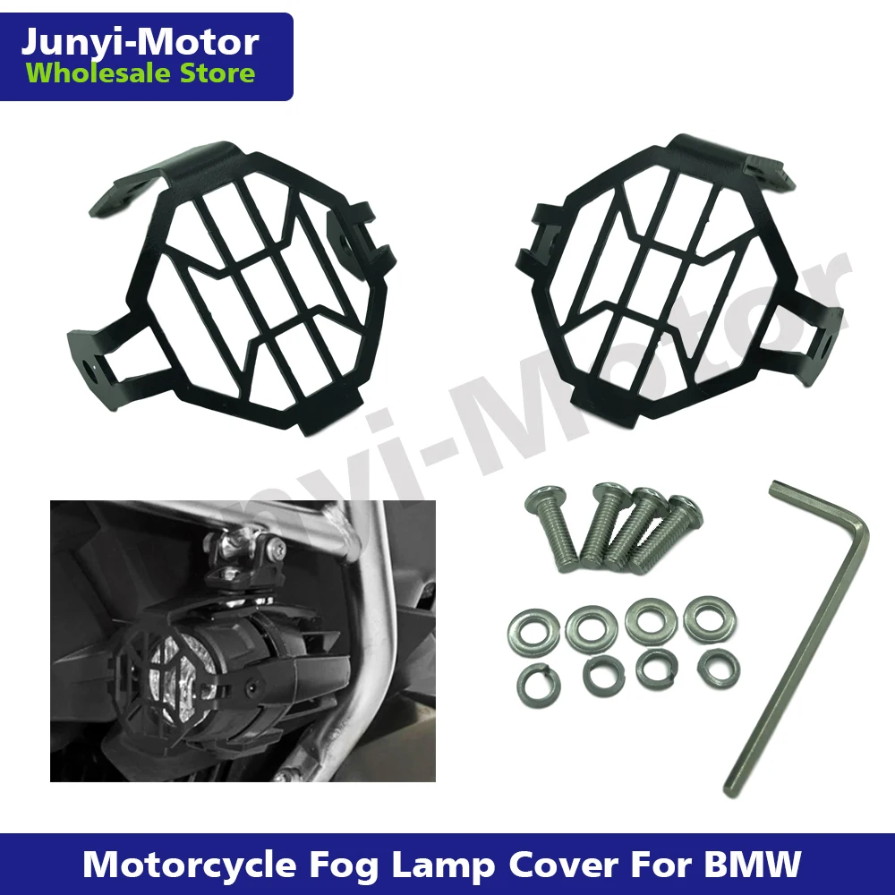 

Motorcycle Fog Light Protector Guards Cover for BMW R1200GS F800GS R1250GS F850GS F750GS ADV Adventure Foglight Lamp Guard Cover