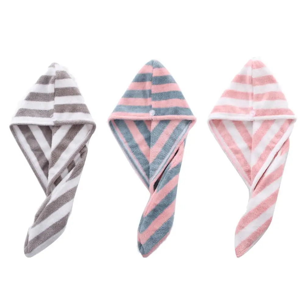 Полотенце для волос впитывающая быстросохнущая утолщенная Милая шапочка для волос для купания