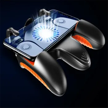 

M16 for Pubg Controller Mobile Game Shooter Pubg Trigger Fire Button for Iphone Android Phone Gamepad Joystick with Cooler Fan