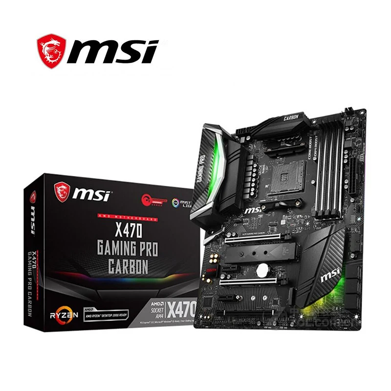 Новинка для материнской платы MSI X470 GAMING PRO Socket AM4 DDR4 AMD X470M M.2 PCI-E 3 0 оригинальная