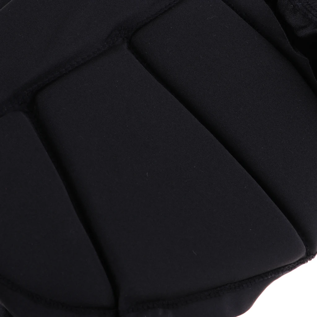 Hockey Pants 3D Protector Gear for Hip Butt Tailbone Lightweight Padded Shorts for Ski Skate Snowboard Black