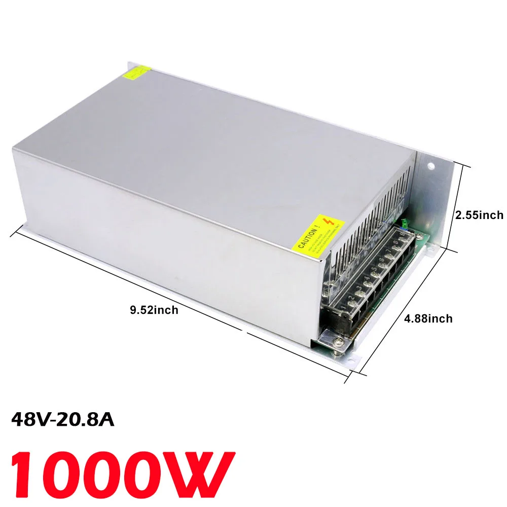 S-1000-48 DC 48V 20.8A 1000W источник питания Светильник ing трансформатор для светодиодной ленты светильник переключатель драйвер адаптера питания переключатель