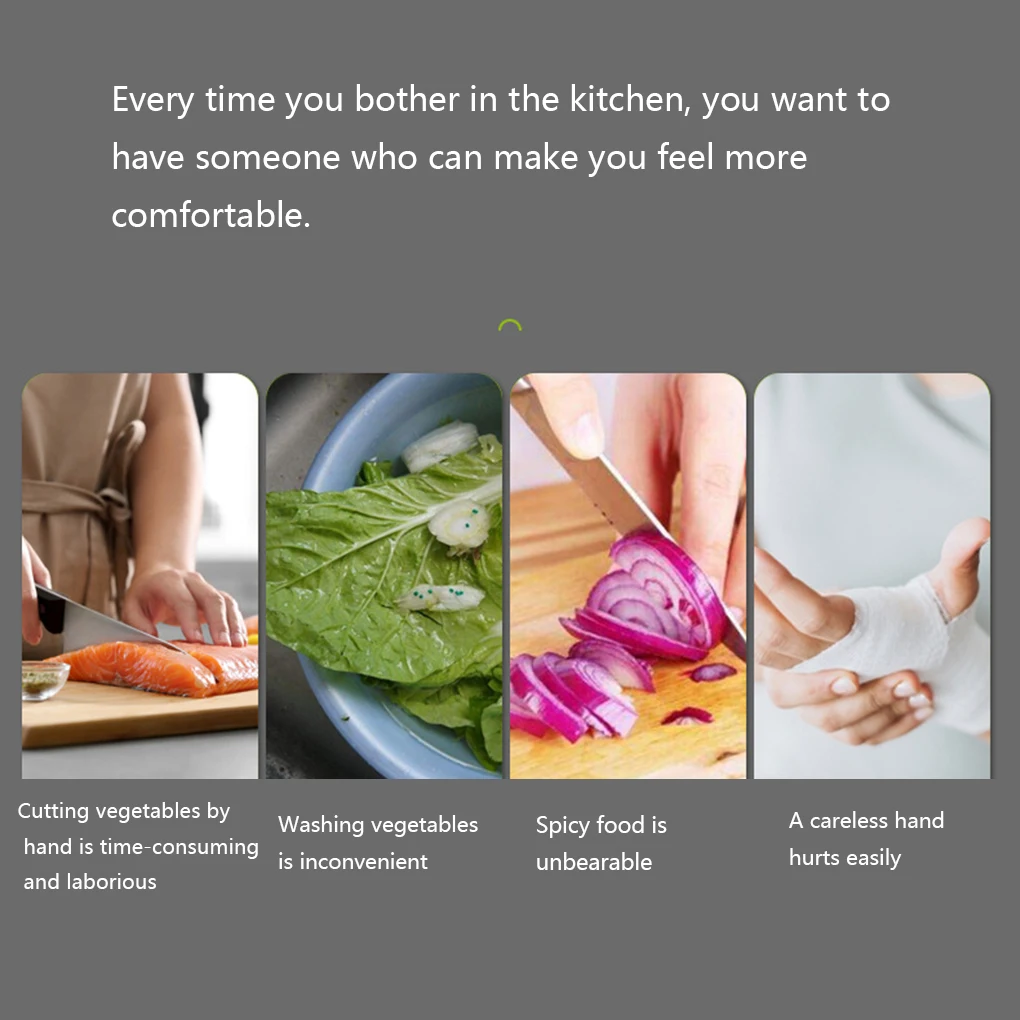 Multifunctional Rotate Vegetable Cutter With Drain Basket Kitchen Veggie Fruit Shredder Grater Slicer