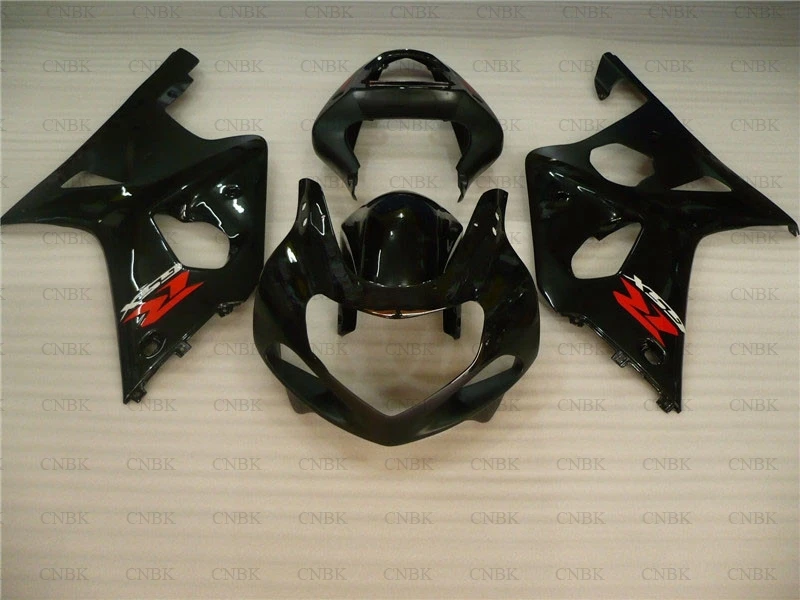 Обтекатели для GSX R 600 750 1000 01 00 R600 R750 R1000 03 02 комплекты тела 2000 2003 K1 2 черный|Полные