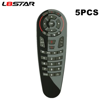 

5pcs G30S Air Mouse Google Voice Android Tv Gyro 33 keys IR Learning Remote control TV controller Air Remote Mouse for Fire TV