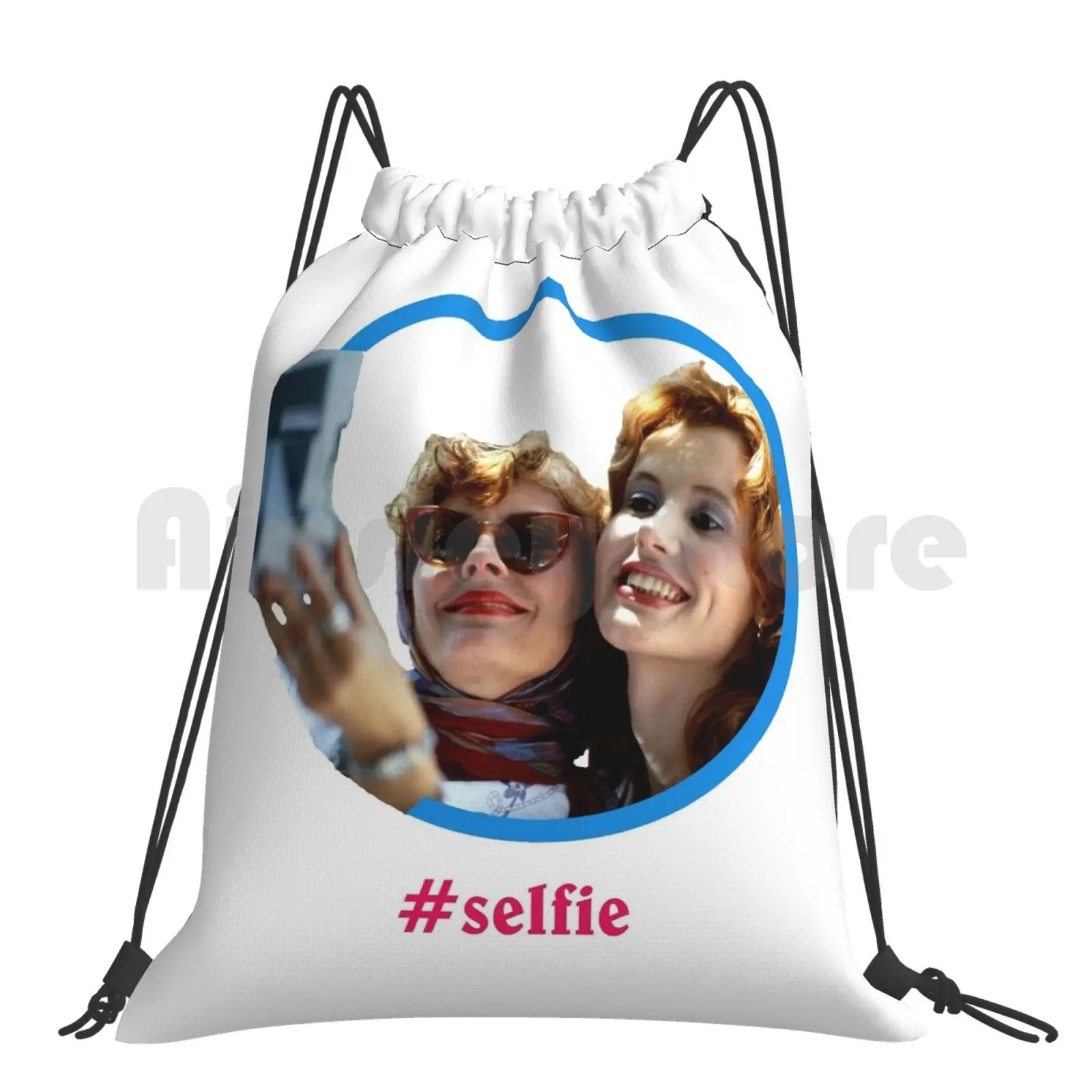 Thelma And Louise Selfie-Susan Sarandon & Geena Davis Backpack Drawstring  Bags Gym Bag Waterproof Thelma And Louise Movie - AliExpress