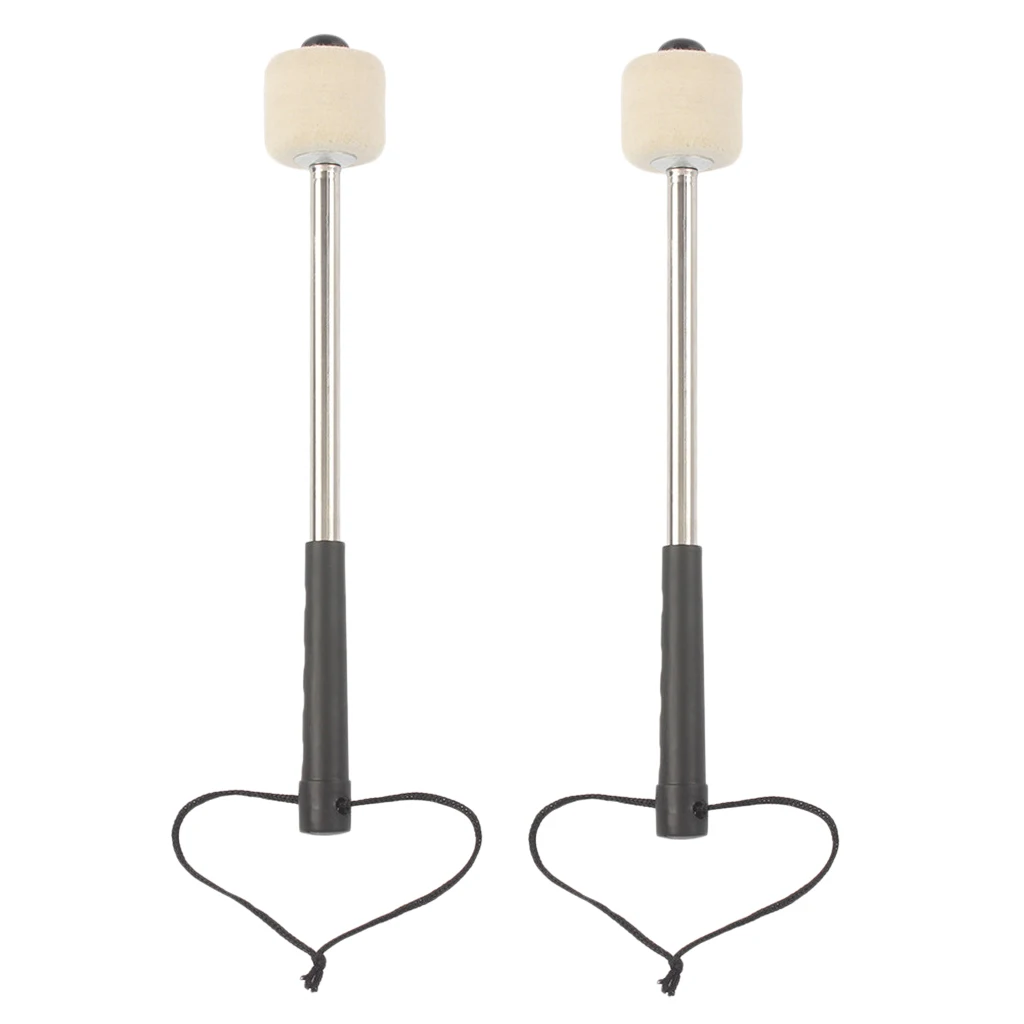 Упаковка из 2 походных лент Snare Drum Mallet Sticks сопротивление скольжению