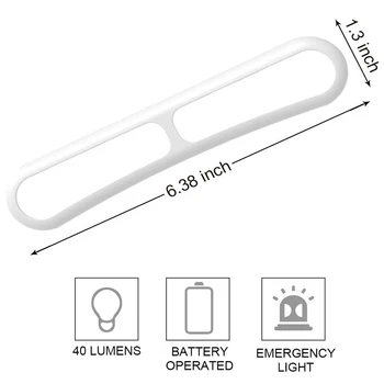 

Ultra Bright Under Cabinet Lighting, LED Wall Lights Wireless Closet Light Battery Operated Push Puck Lights for Locker Stai