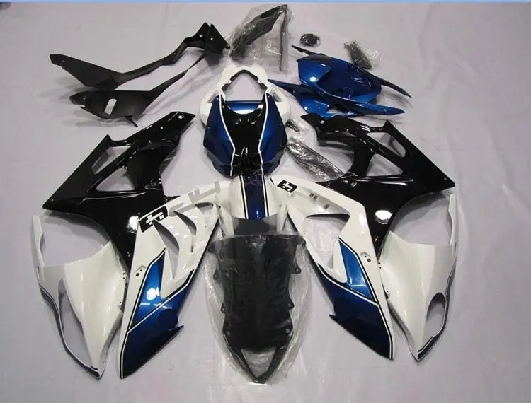

New Style ABS Injection Mold Motorcycle Full Fairings kit Fit For S1000RR 2009-2014 09-14 Fairing bodywork Set Blue White