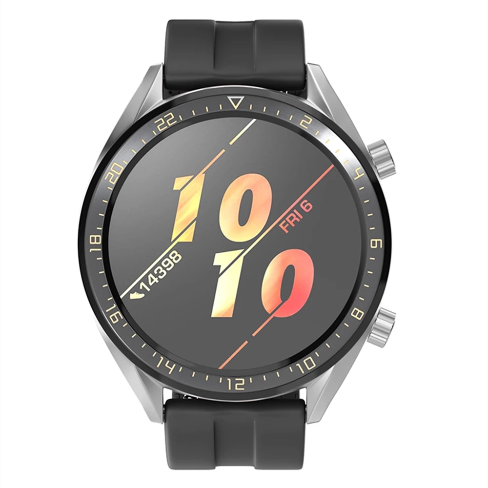 Silicone Sport Watch Band with Black Buckle - 22mm Smart Wrist Strap, Universal Fit