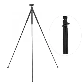 

phone tripod 7 Sections Stretchable Desktop Tripod with Ball Head Multi-functional Mobile Phone Clip for Mirrorless Camera