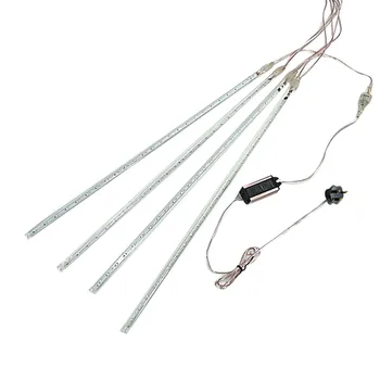 

Garden Outdoor IP65 waterproof Christmas weddings 4Pcs Party Multicolor LED Lights Meteor Shower Rain Snowfall Christmas Tree