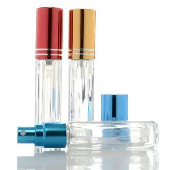 

200Pcs 3Ml Spray Bottle Mini Glass Tube Portable Refillable Make Up Remover Sample Containers Perfume Fine Mist Atomizer Pump