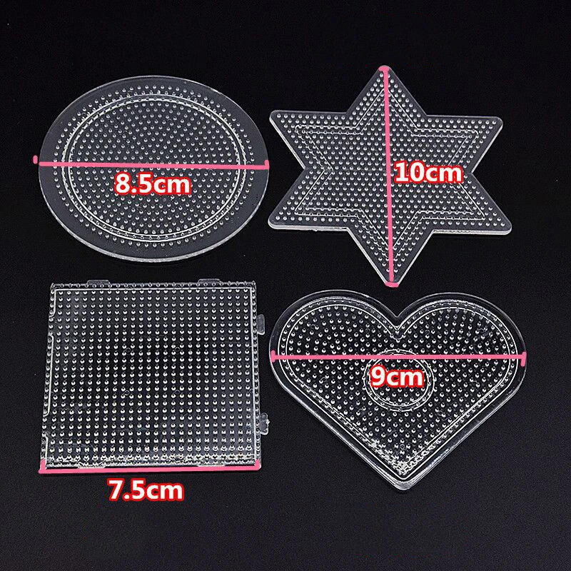 Hama Beads Pegboard Template Board Educational DIY Making Material 4pcs/set beads toys