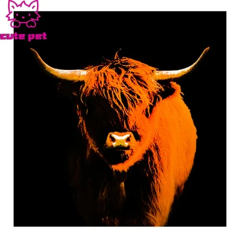 

diamond painting stitch cross Highland Cattle diamond embroidery full square round drill diamond mosaic rhinestone picture decor