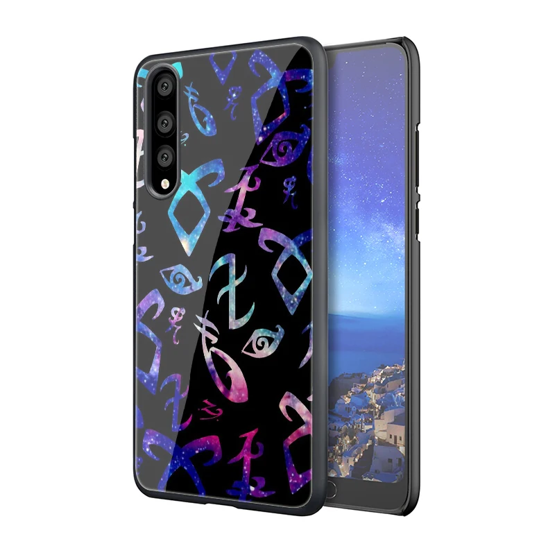 Чехол из закаленного стекла для телефона EWAU shadowhunts для huawei P10 P20 P30 Lite Pro P Smart