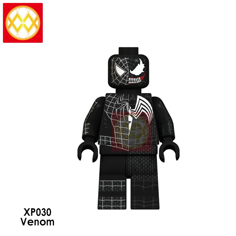 Одиночная Marvel Super Hero Agent Anti Venom Carnage Riot Spider Man Venom Eddie Brock строительные блоки Набор Модель игрушки для детей - Цвет: XP030