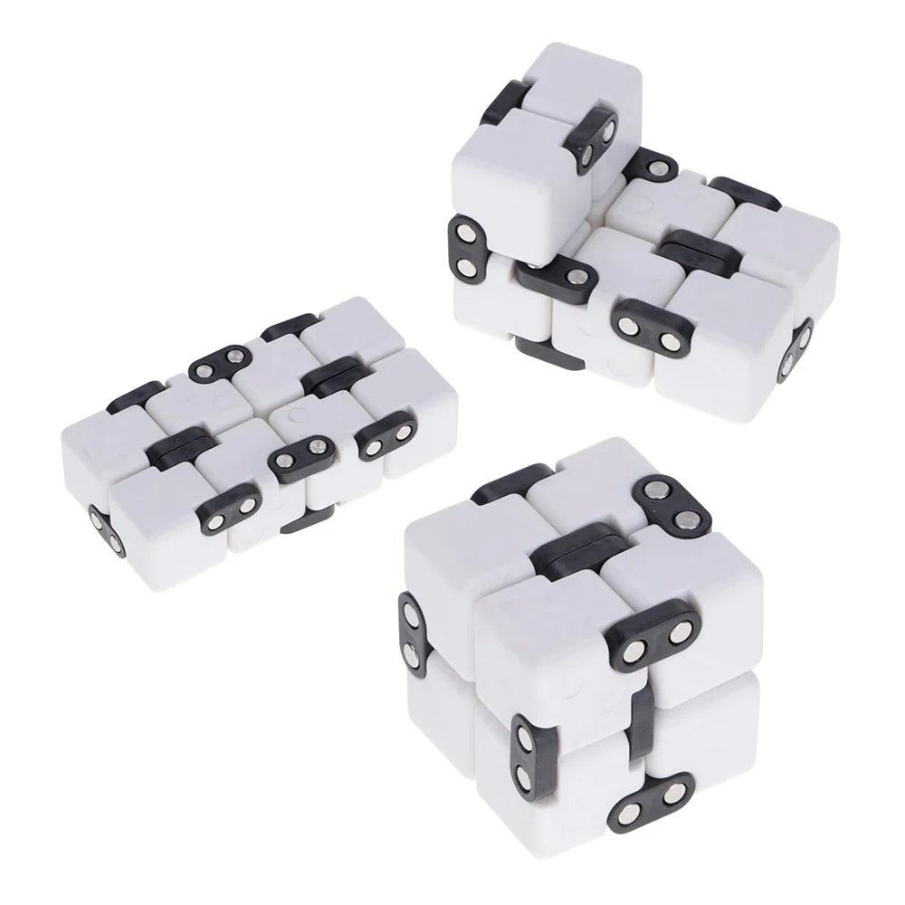 Декомпрессионный cuboid долговечный EDC унисекс ABS+ металлический вращающийся Спиннер развития brainpower