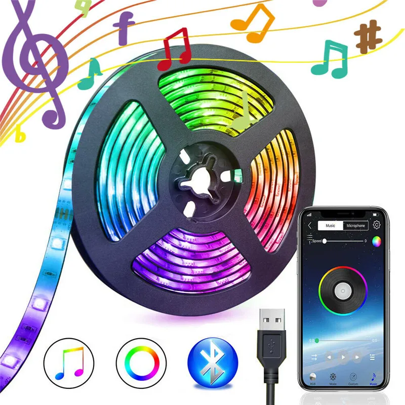 

ZANCAKA Music Control Voice Control Smart Bluetooth APPled Light with WIFI Waterproof Colorful Smart Light with Speech Light Bar