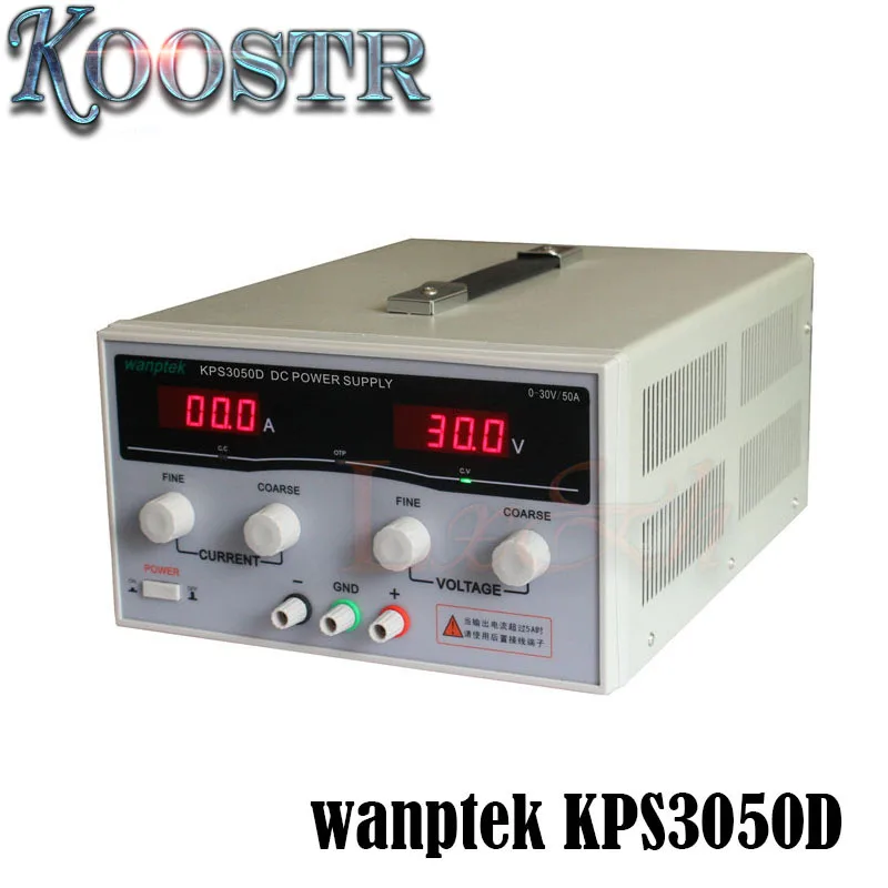 KPS3050D Высокоточный высокомощный регулируемый светодиодный импульсный источник питания с двойным дисплеем 220V EU 30 V/50A