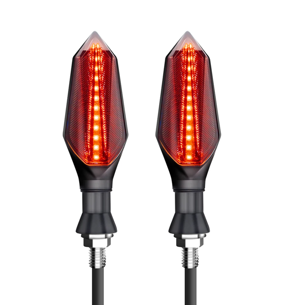 HON-2PCS Универсальный светодиодный мотоцикл, мигающий, поворотный, singal для yamaha raptor 700 honda zoomer suzuki gs 500 KTM 350 exc z1000sx - Цвет: HON-2PCS