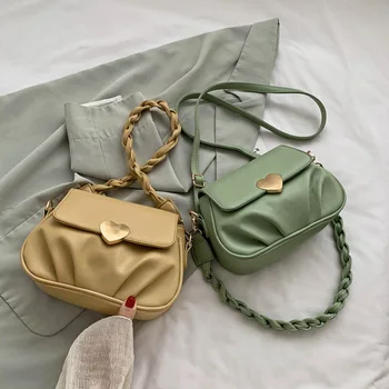 

Brand Original Design Texture Bag 2020 New Leisure Versatile One Shoulder Messenger Bag Color Contrast Underarm Bag