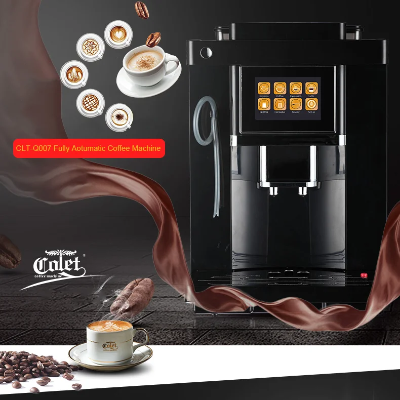 CLT-Q007 сенсорный экран интеллектуальная бариста кофемашина полностью автоматическая итальянская эспрессо one touch Capuccino латте эспрессо