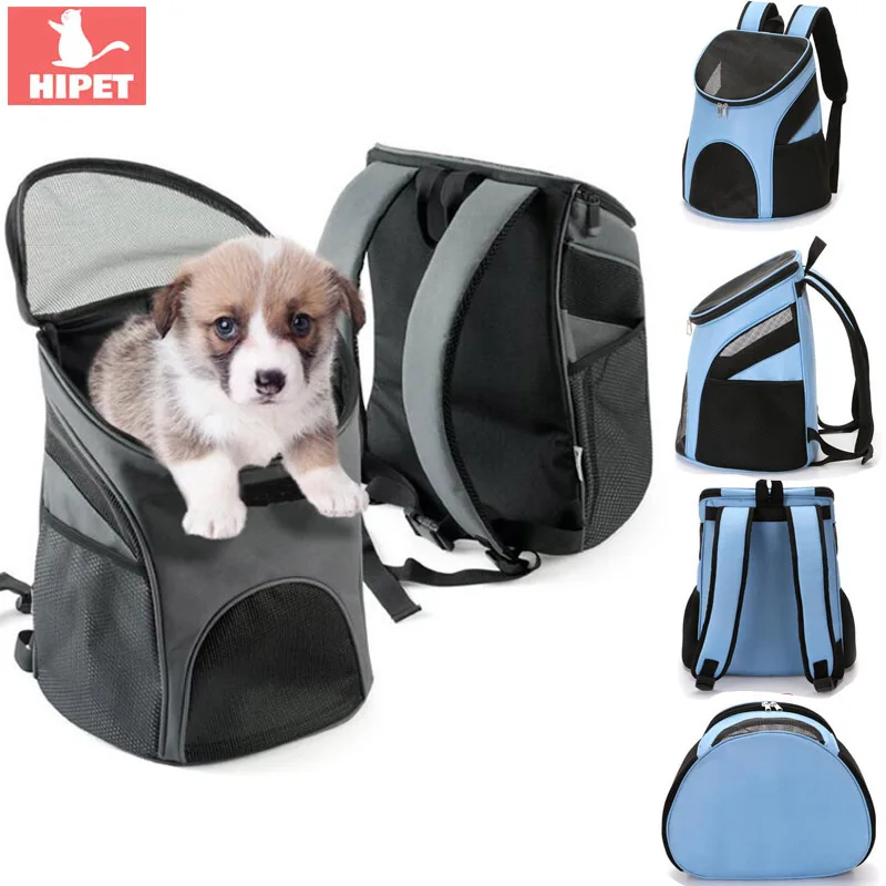 Портативная переноска для собак, рюкзак для питомцев, кошек, сумка для переноски, дышащая сетка, для путешествий, складная сумка для щенков, кошек, собак