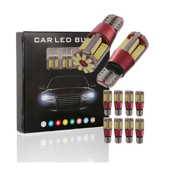

12V T10 6500K 300LM LED Light Car Decoding Light Wedge Bulb Car Interior Lighting Auto Daytime Running Light Parking Lights