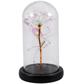 

Rose Lamp, Real Enchanted Rose in Glass e, Preserved Rose Flower Night Light ,Eternal Flowers Rose Gift for Her on Thanksgivi