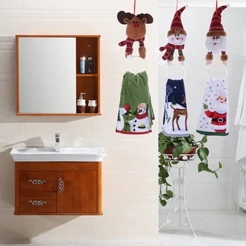 

Christmas Decorations Ball Santa Claus Doll Hanging Towel Ring Creative Towel Ring Towel Hanging Ring Towel Hanging Ring