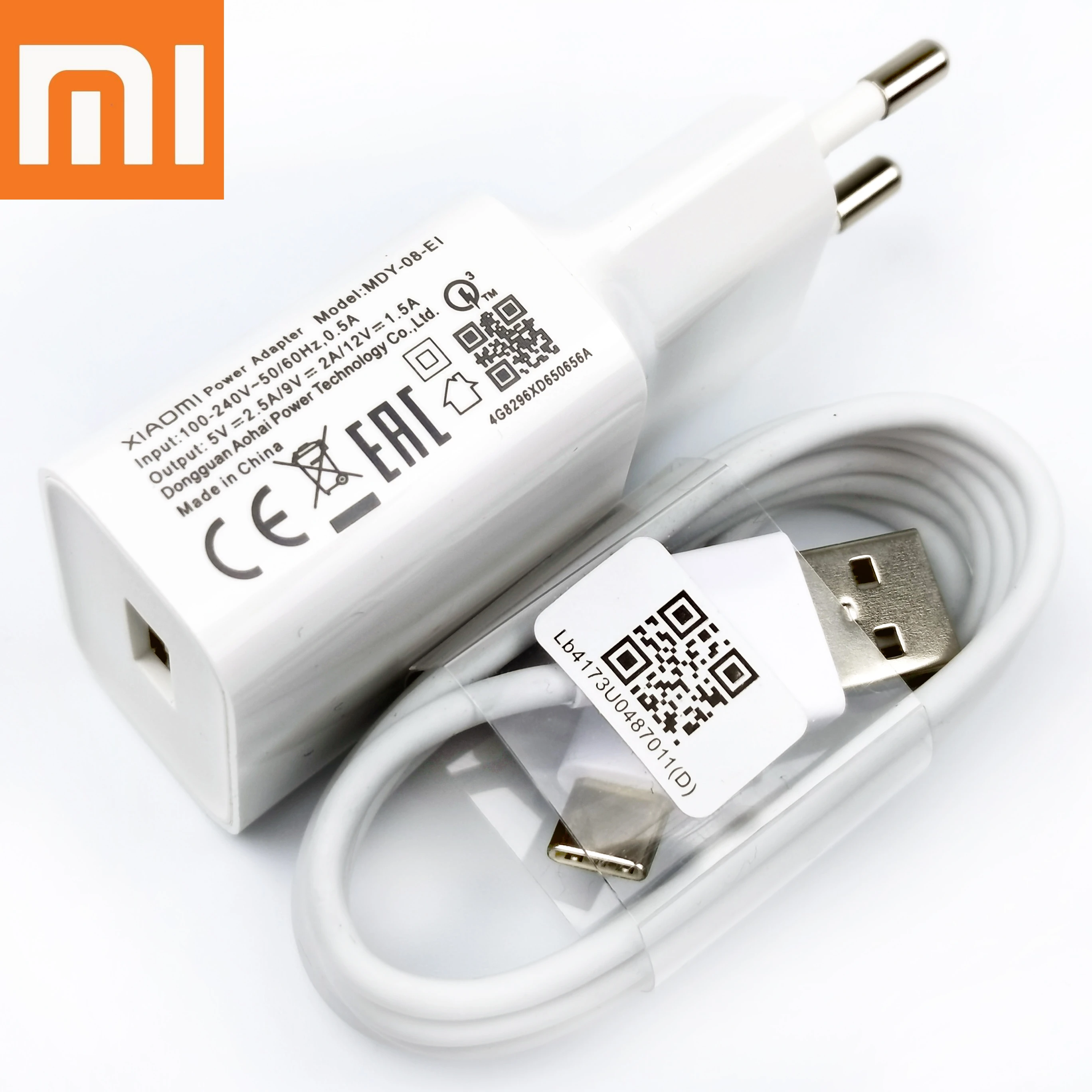 Xiaomi cargador rápido Redmi Note 10 Original, de teléfono de 18W, QC 3,0, de pared, Usb, UE, para MI A3, A2, Redmi 8 Pro, 9, 9S| Cargadores de tablet| -