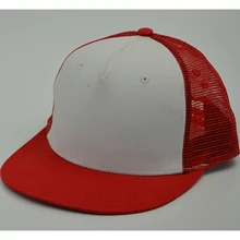 Кепка Дальнобойщика с сеткой кепки с прямым козырьком и ремешком Men'ssmall количество как индивидуальный дизайн