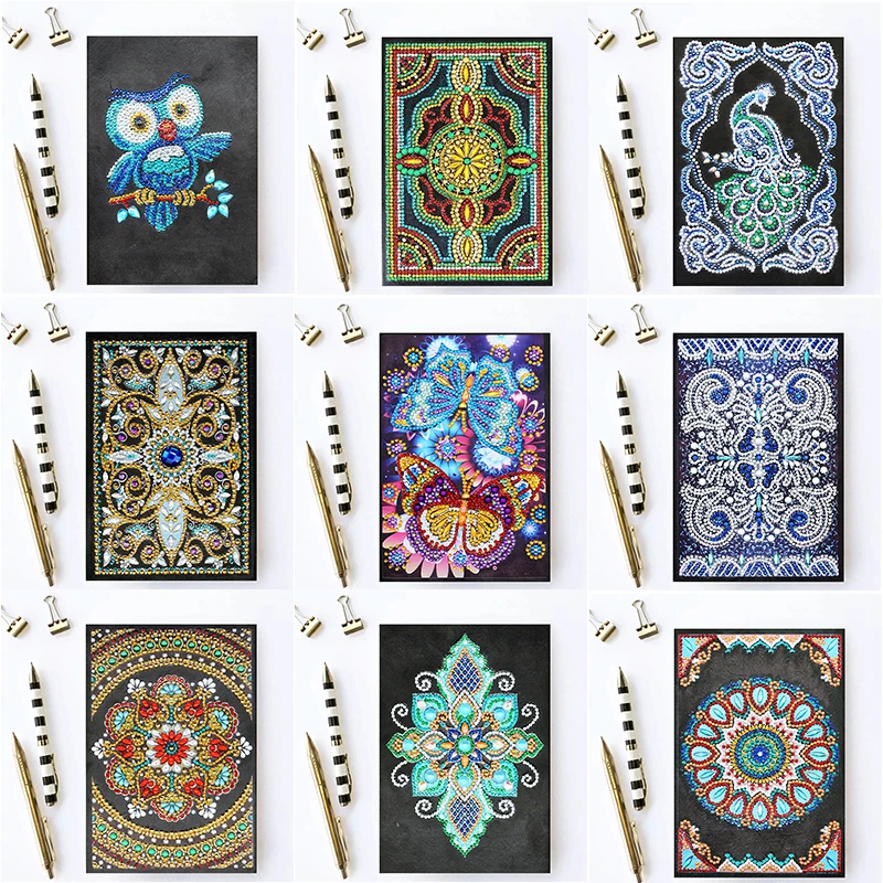 YOGOTOP Special Shaped 5d Diamond Painting New Arrivals Notebook Diamond Embroidery 64 Pages A5 Diary Book Mosaic Pictures Gift