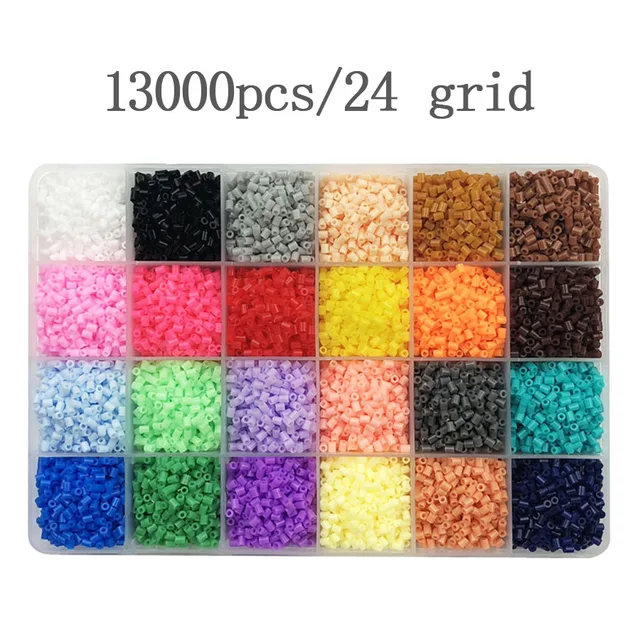 2.6mm 24/48colors Hama beads Education Iron beads PUPUKOU Beads 100% Quality Guarantee perler Fuse beads diy toy 2