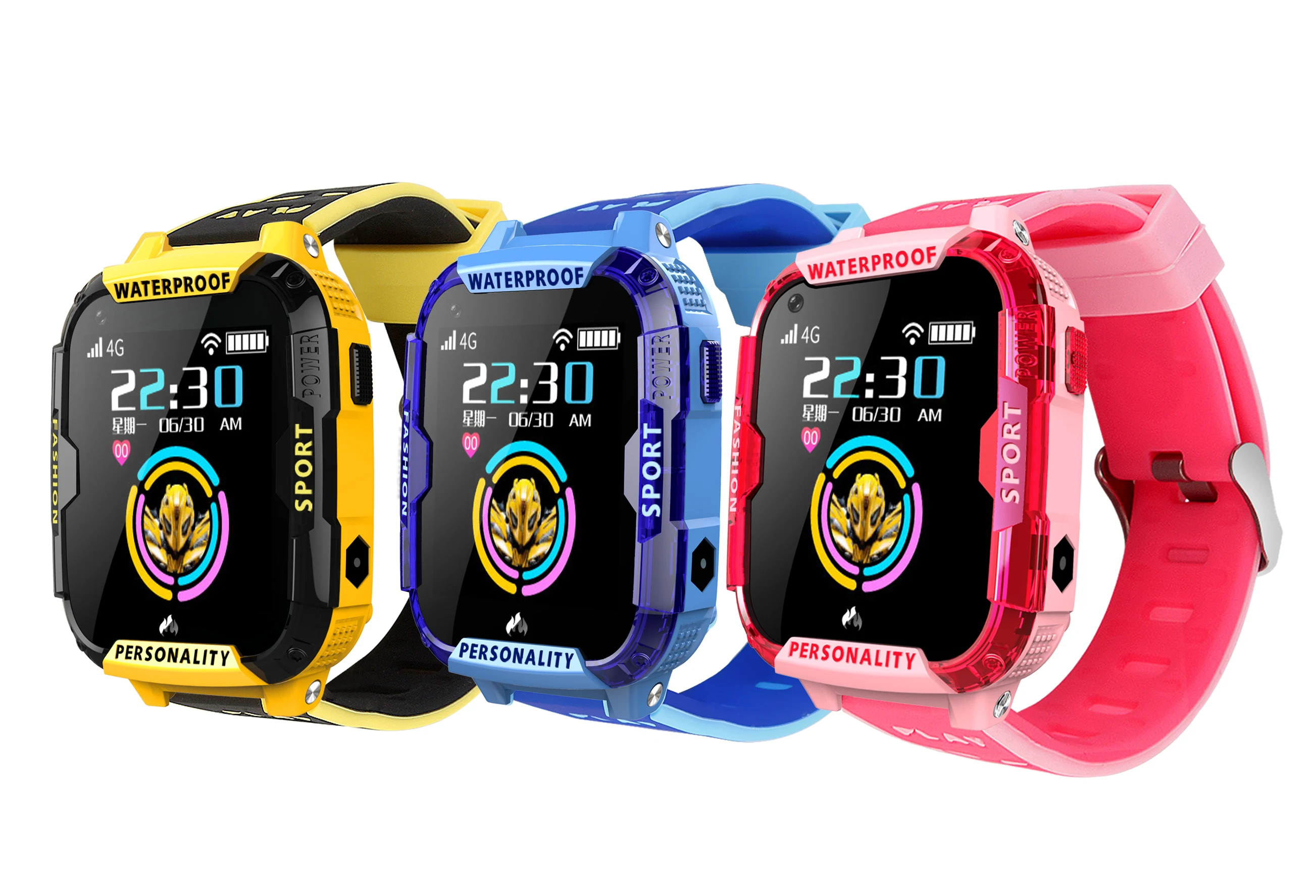 

T19 Kids Smart Watch 4G GPS Smartwatch Wifi Tracker Touch Screen SOS SIM Phone Call Waterproof Children Camera Watch DF39Z DF39