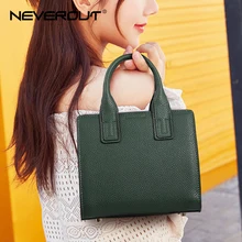 NEVEROUT, Новое поступление, женская сумка, модная сумка, спилок, маленькие сумки, сумки с верхней ручкой для женщин, одноцветные сумки на плечо, сумка