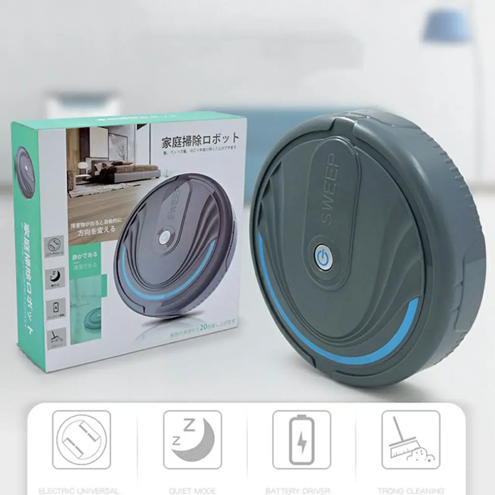 

Fast Shiping New Smart Sweeping and Mopping Machine Children's Toy Household Vacuum Cleaner Cleaning Cotton Battery Convenient