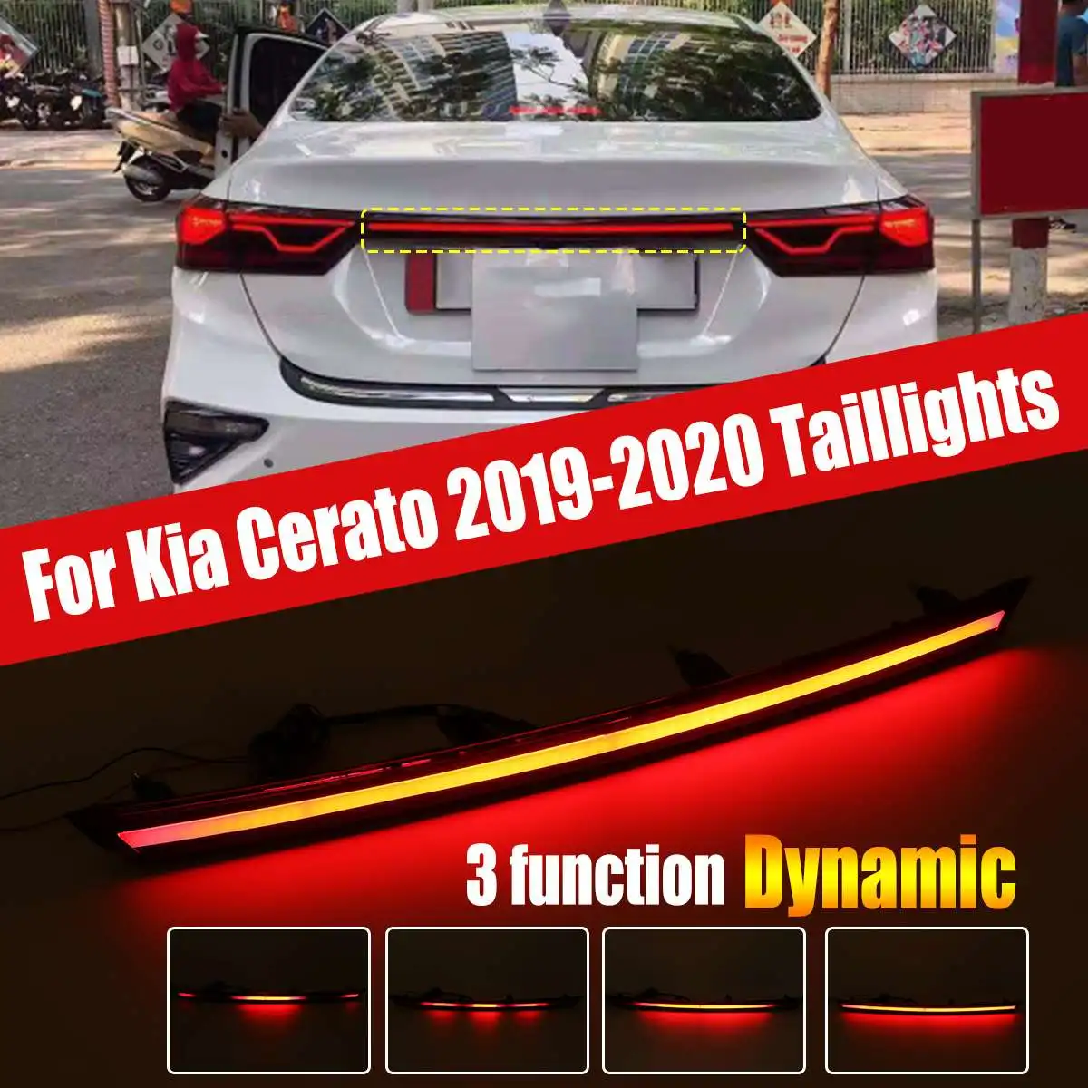 

Three Function Taillights LED Connector Daytime Driving Lights Stop Brake Light Stoplight For Kia Cerato For Forte 2019-2020