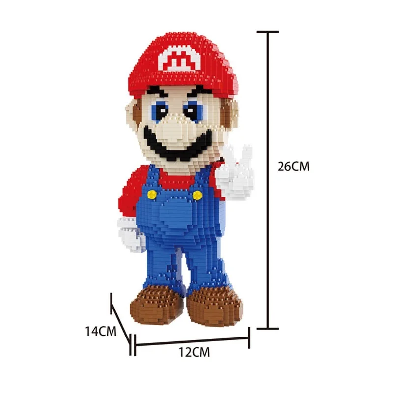 Мини кубики Balody из мультфильма Bowser игрушка конструктор для победы Марио аукциона