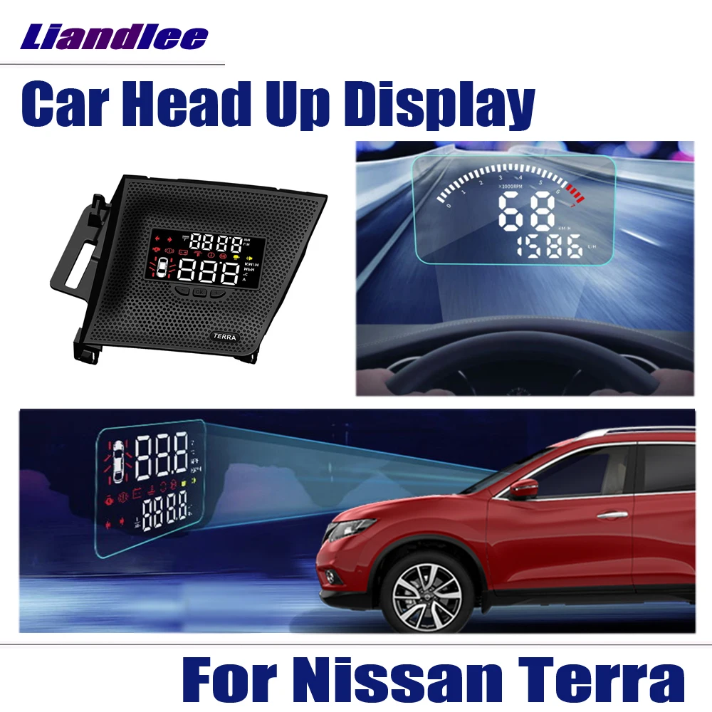 

Digital Projector Screen For Nissan Terra 2018 2019 Mileage Fuel Consumption Detector Car HUD Head Up Display
