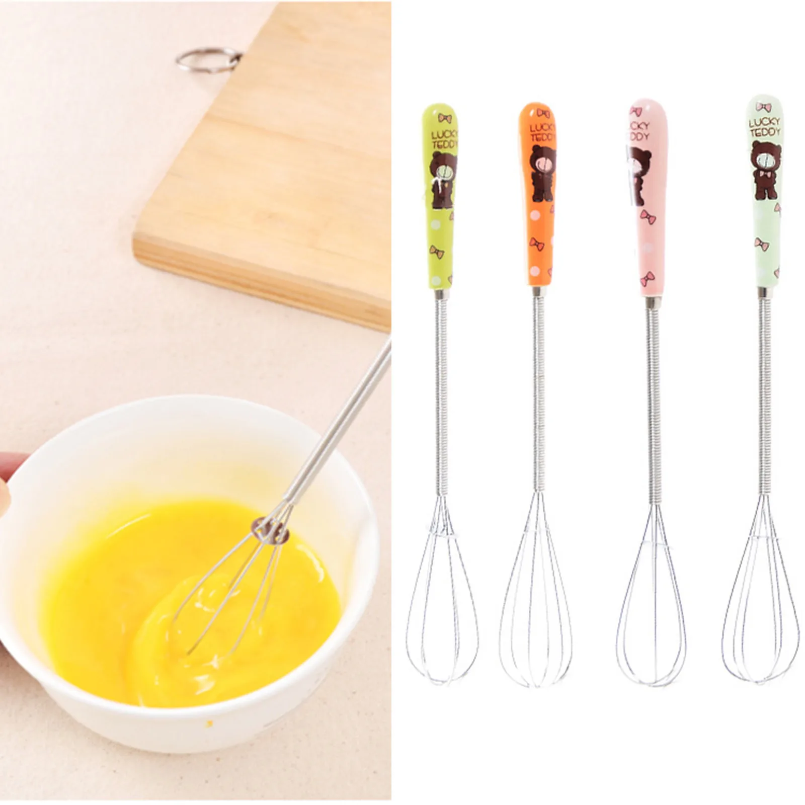 1PC Mini Egg Beater Hand Small Whisk Coffee/Milk Frother Whisk Wire Whip Mini Balloon Cooking Metal Egg Tool Baking milk frother,egg beater,balloon wire whisk,ball whisk,wire whisk
