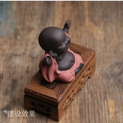 Натуральный Куриный крыло твердой древесины Прямоугольная подушка база украшения дома