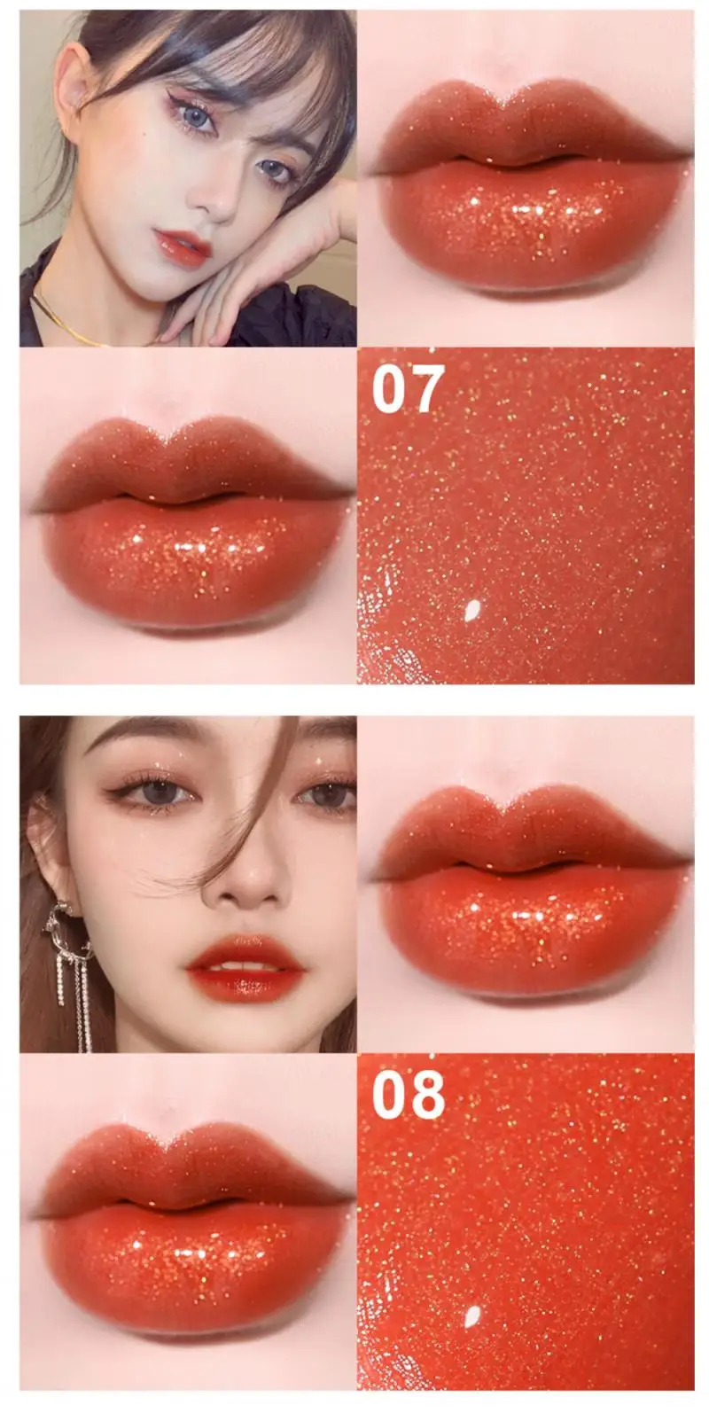 1 Pcs Velvet Shimmer Lip Glaze Smooth Waterproof Sweatproof Lip Gloss Belleza Batom Lips Makeup Cosmetics Maquillage TSLM1