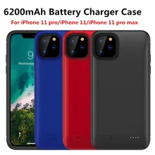 6200 мАч чехол для зарядного устройства с аудио для iPhone 11 внешний аккумулятор чехол для зарядки для iPhone 11 Pro MAX чехол для аккумулятора