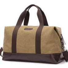 Большие вместительные холщовые дорожные сумки, повседневные мужские сумки для ручной клади, сумка для путешествий, большая сумка-тоут, 5 цветов, мужская сумка через плечо