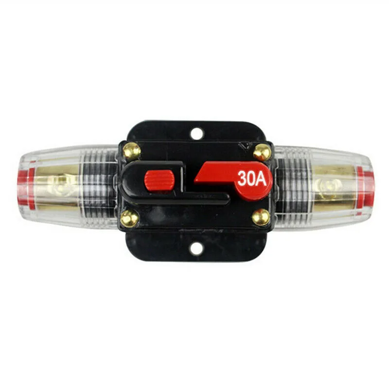 DC 12 V-24 V Авто морской велосипед стерео аудио сброс автомата защиты предохранитель инвертора