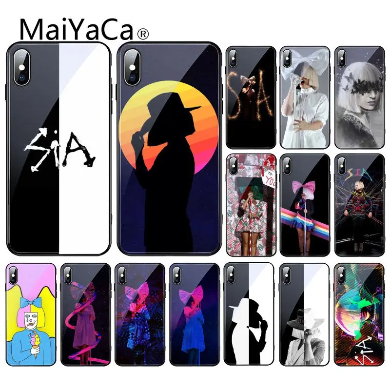 Sia Kate Isobelle Furler чехол для телефона из закаленного стекла iPhone 11 Pro XR XS MAX 8X7 6S 6 plus 12 mini