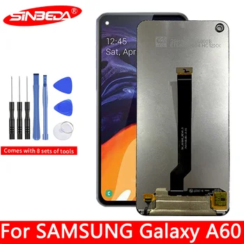 

Orinigal AMOLED 6.3"LCD For SAMSUNG Galaxy A60 LCD Display Touch Screen Digitizer frame For Samsung A60 SM-A606F/DS SM-A606F